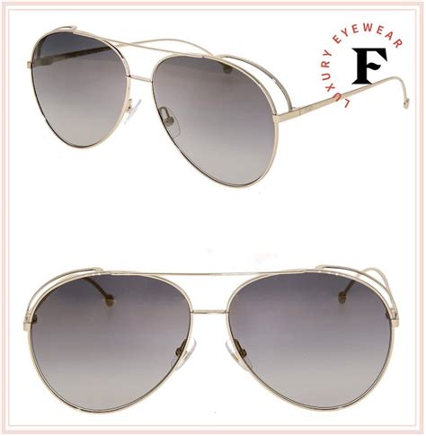 fendi 0286 aviator sunglasses|fendi sunglasses oversize.